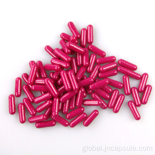 Medical Gelatin Empty Capsules Medical Empty Capsules Empty Red Capsules Size 4 Manufactory